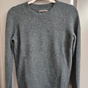 Banana Republic dark green wool-blend crewneck sweater | size Small